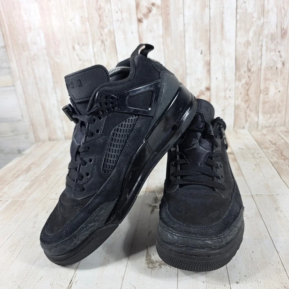 Jordan Spizike Low Black Cat Triple Black FQ1759-001 Mens 9.5‎ Sneaker